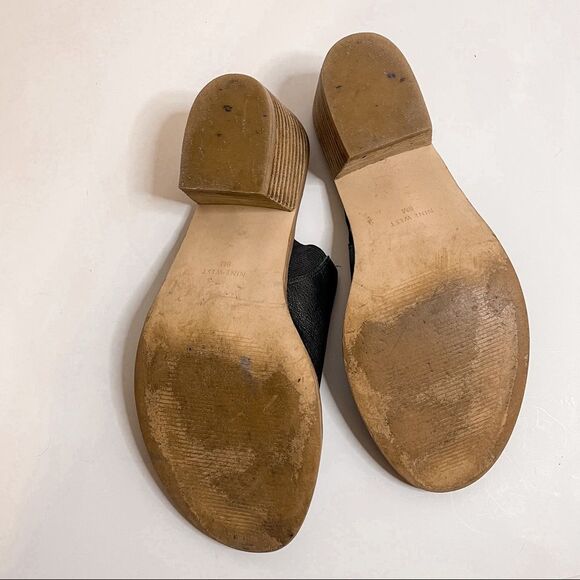 Nine West Rahima Slip On Black Mule Sandal Size 8 - Picture 8 of 10